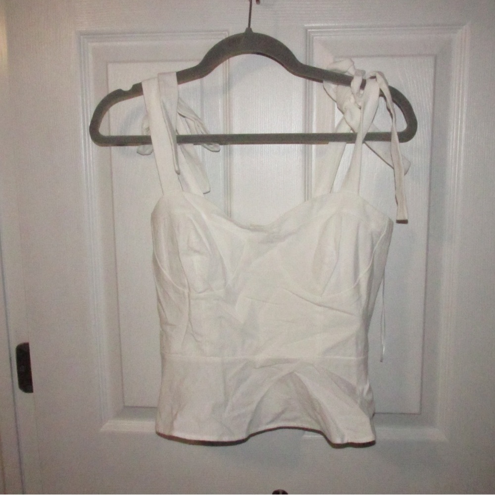 White Dressy Tank Top